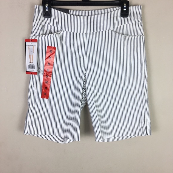 Hilary Radley striped Bermuda shorts blue & white - Picture 2 of 7